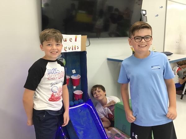 4th grade cardboard arcade